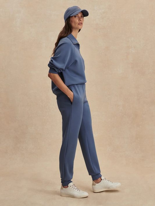 the slim cuff pant 30 bijou blue