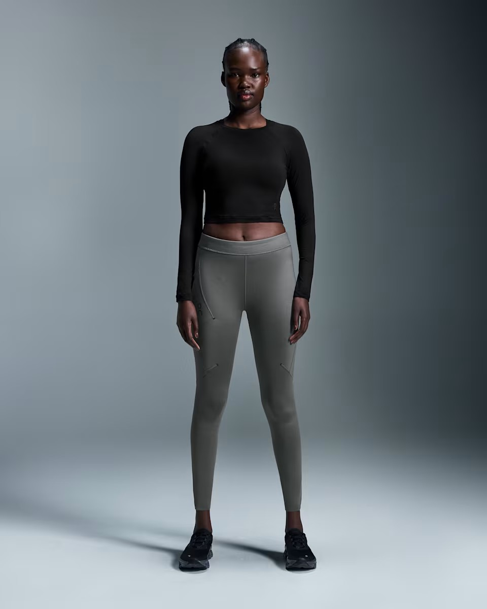 Studio Long-T Crop Women Black