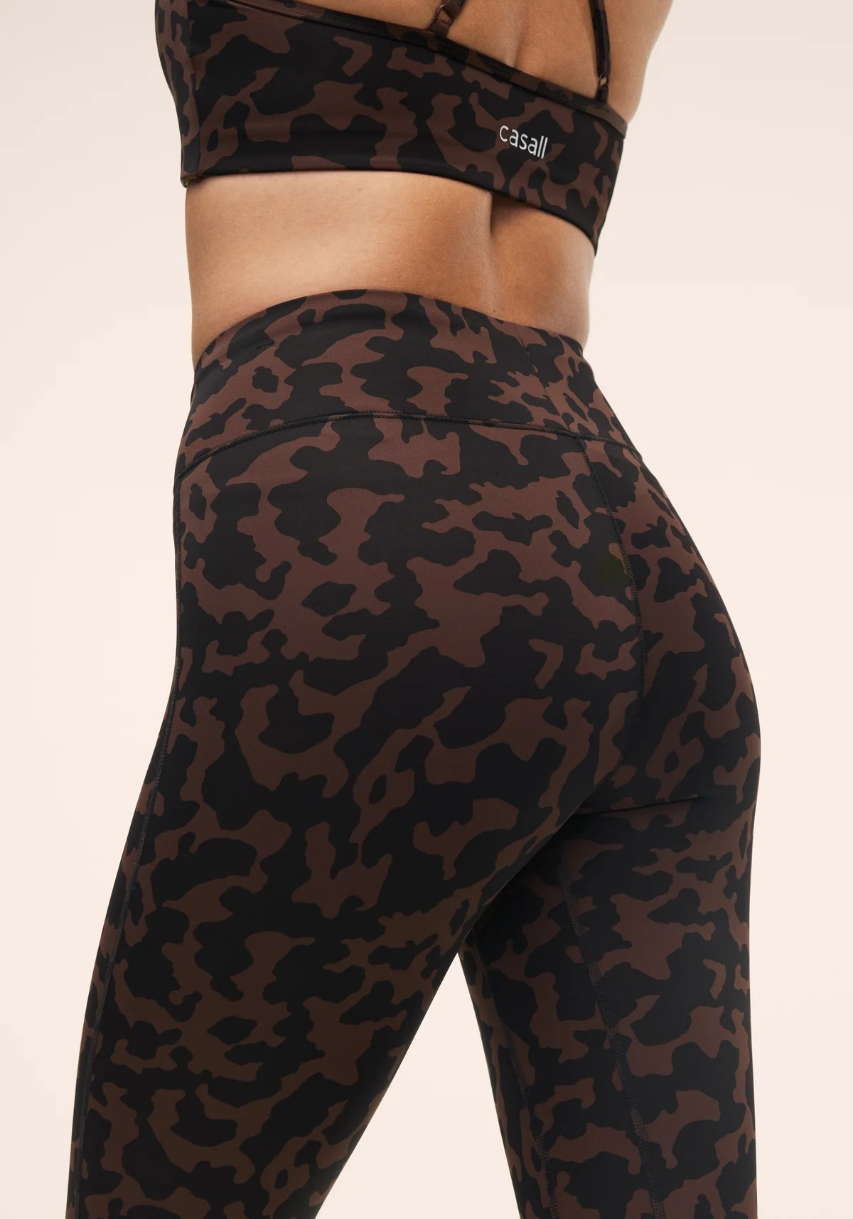 Essential Printed Tights Turtoise Brown
