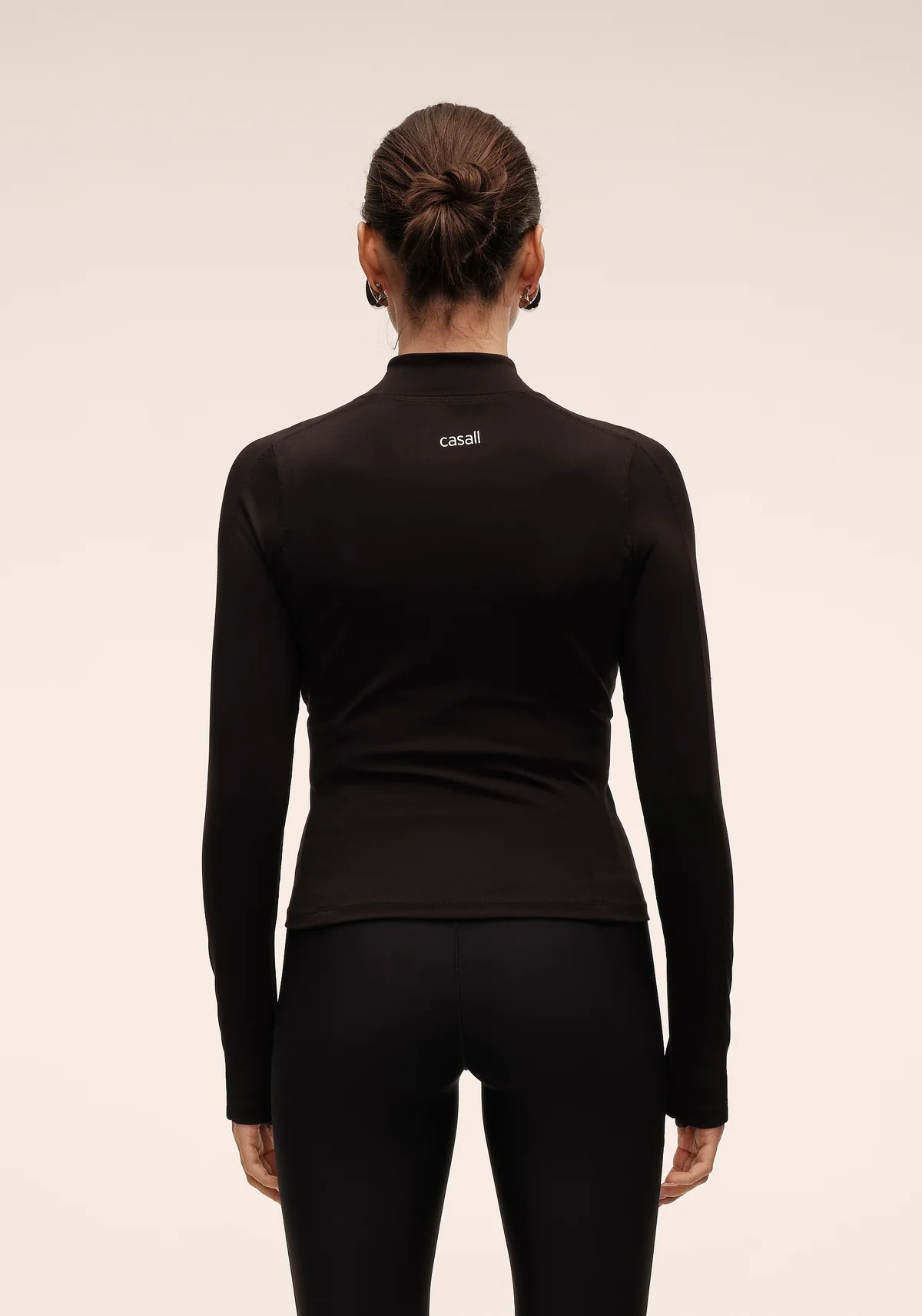 Soft Touch Zip Jacket Black