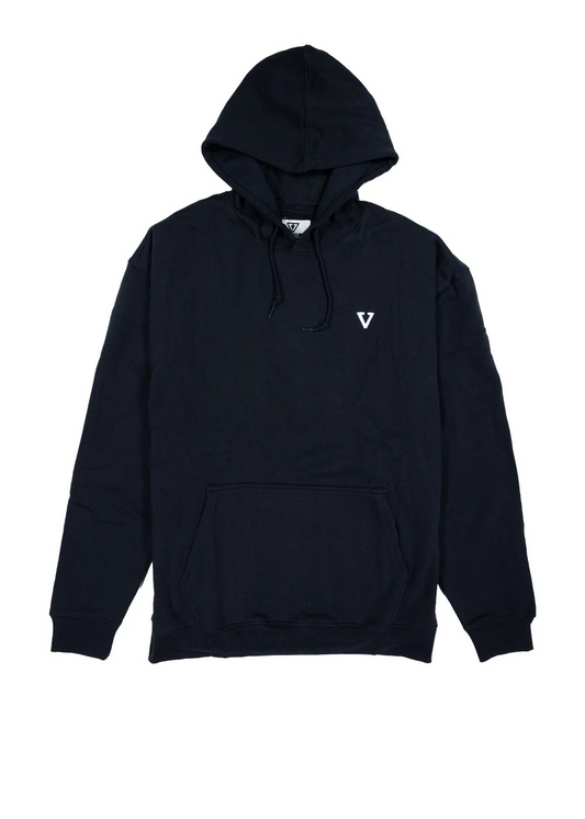 90's Vibes Hoodie Fleece-BLK