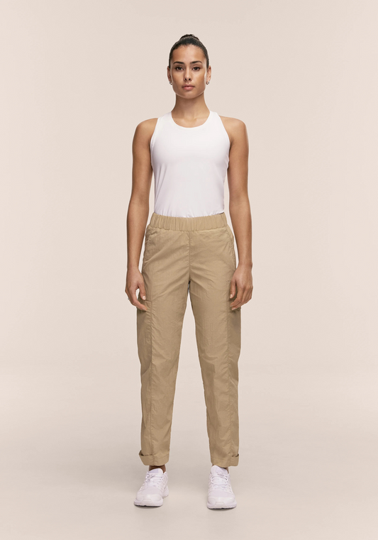 Active Adjustable Track Pants Dark Sand