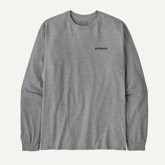 M's L/S P-6 Logo Responsibili-Tee Gravel Heather