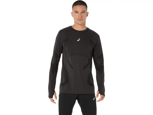 ROAD SEAMLESS LS TOP PERFORMANCE BLACK
