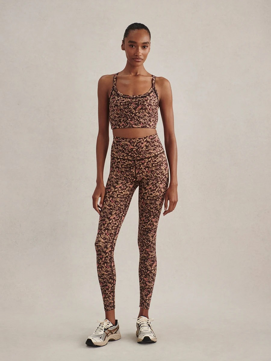 freesoft high rise legging 28 pressed flower