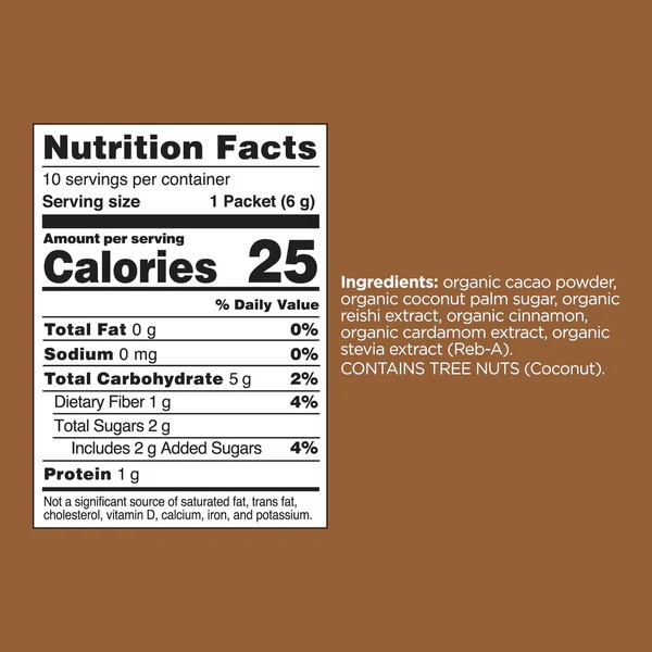 Calm Organic Mushroom Cacao with Reishi