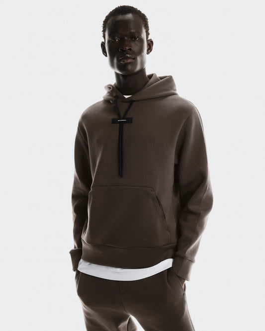 Focus Tech Hoodie Men Pebble