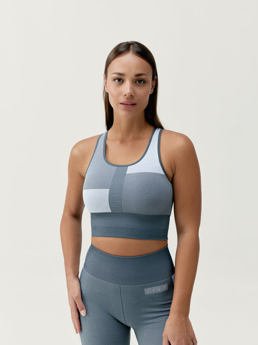 Top Athena Stormy Grey/White