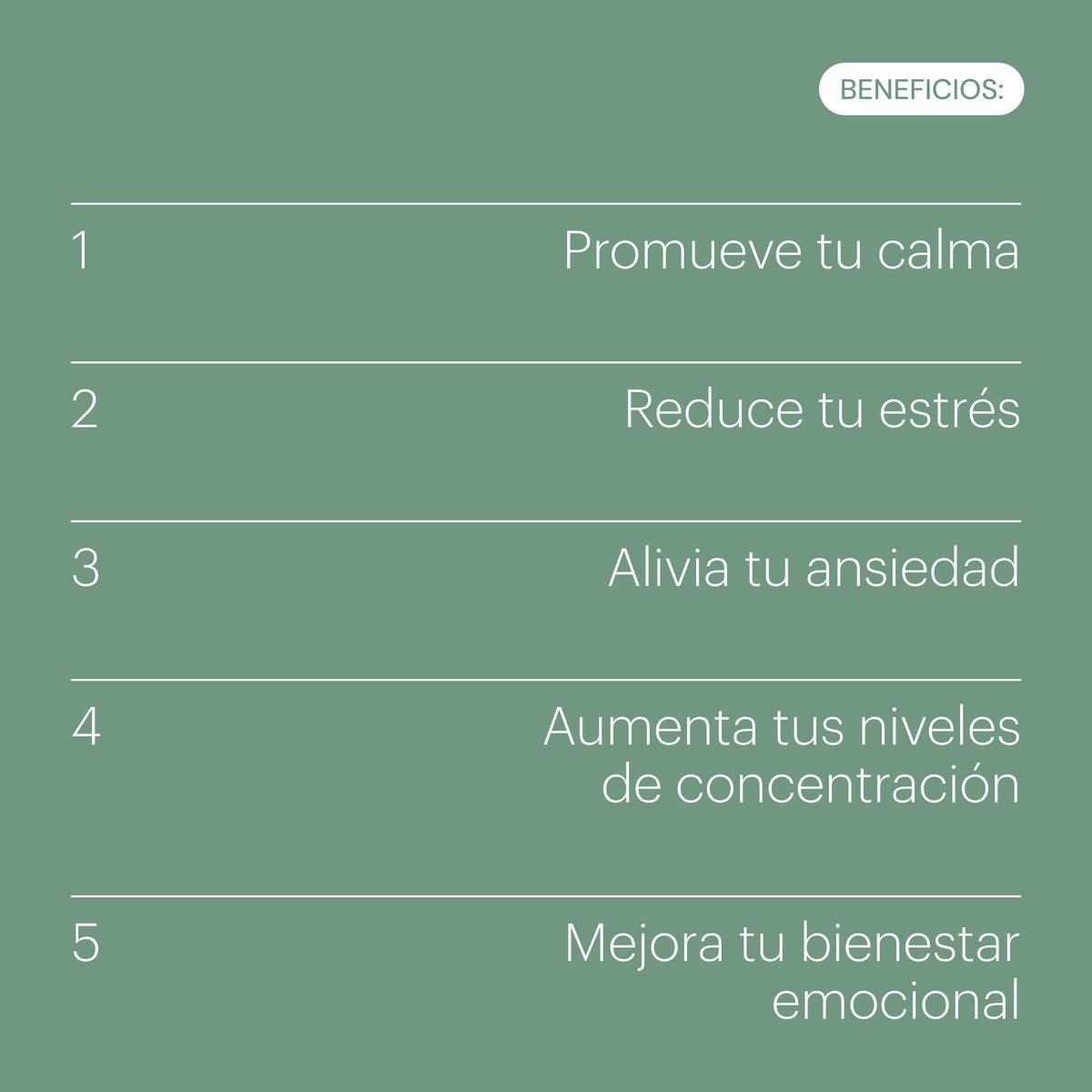be calm