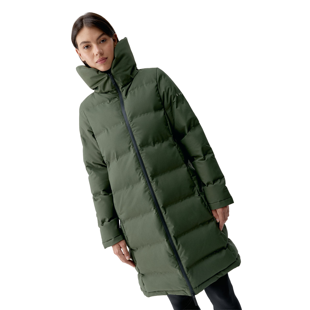 Jacket Coat Kaki Leaft