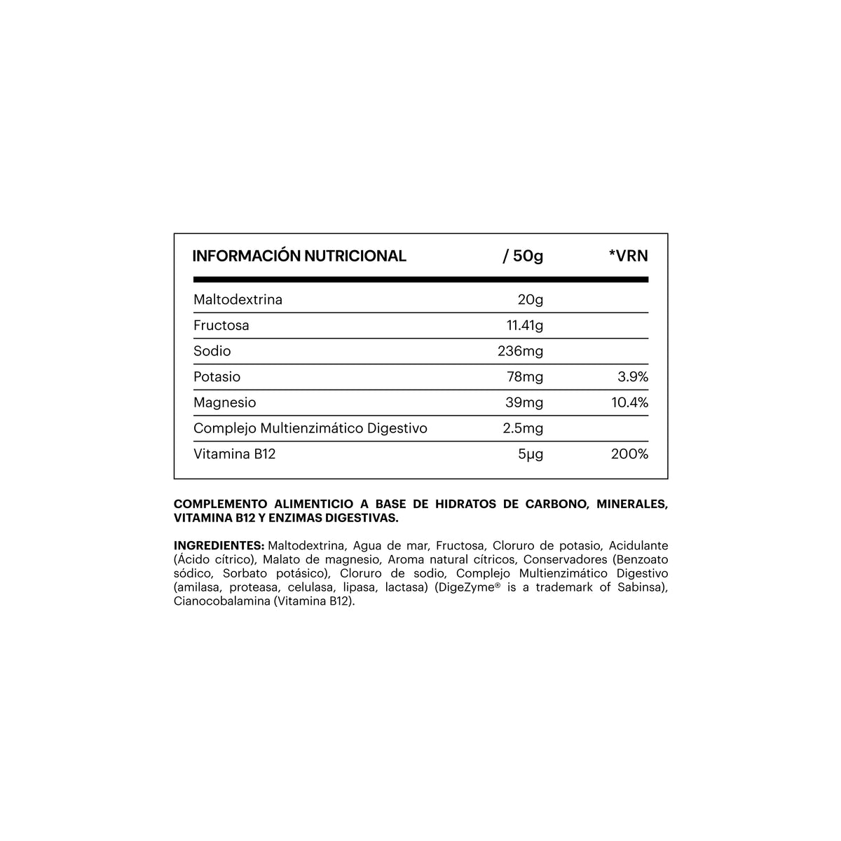 energy gel (monodosis)