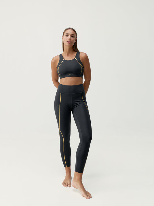 Legging Gold Black