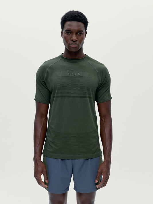 T-Shirt Grav Kaki Leaft