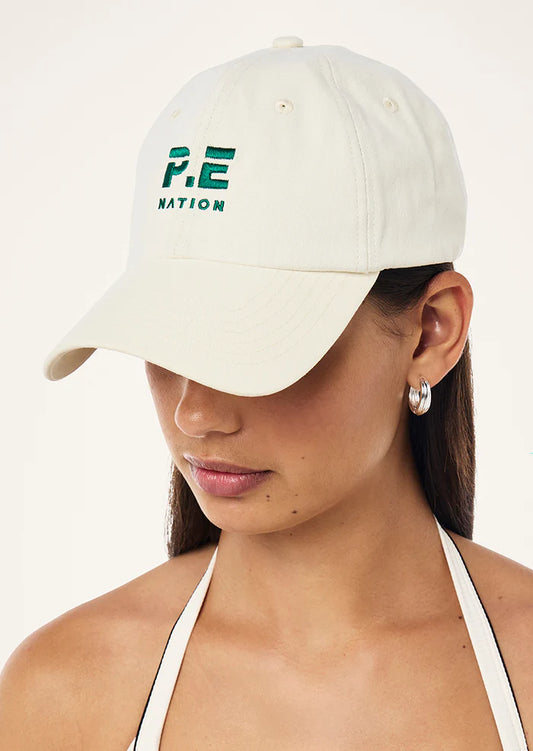 HEADS UP CAP WHISPER WHITE/COLLEGE GREEN