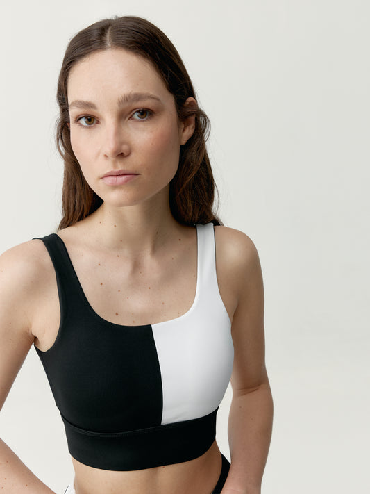 Top Kate Black/White