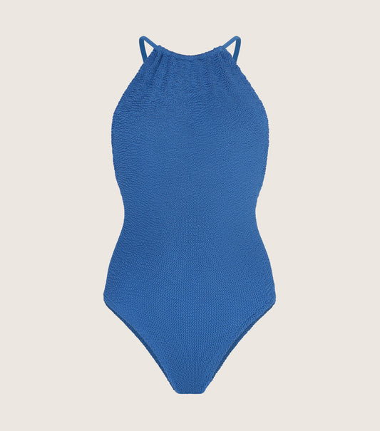 Portia Swim Metallic Denim