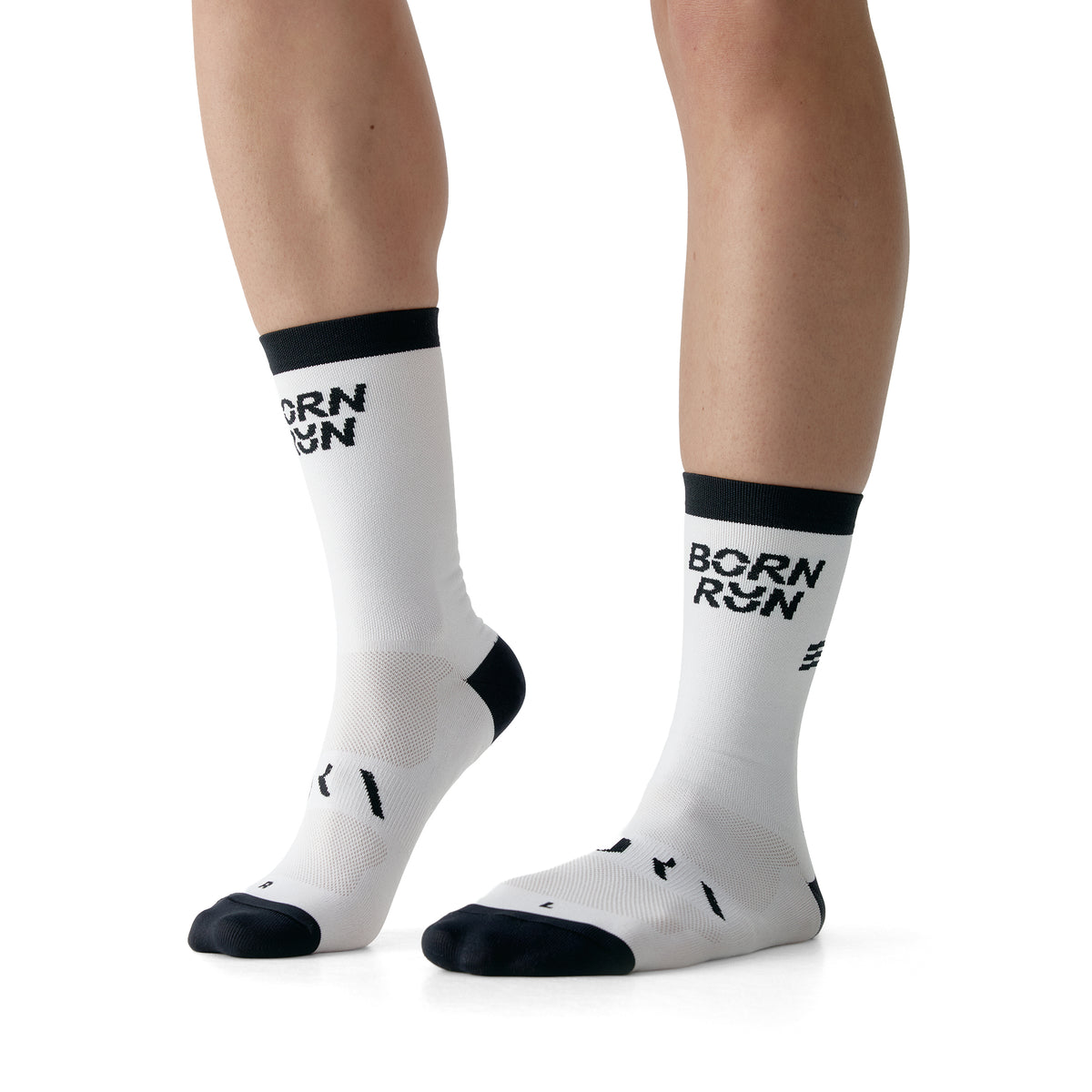 Run Socks White/Black