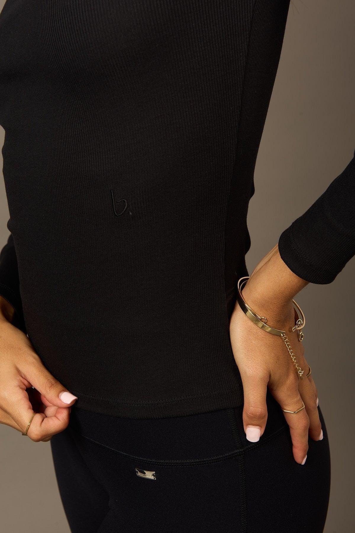 Square Long Sleeve Negro