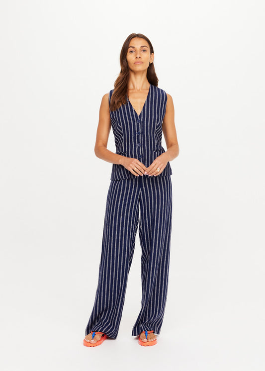 BELIZE CHARLI DRAWSTRING PANT STRIPE