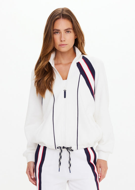 PACIFIC MORGAN ZIP UP JACKET WHITE