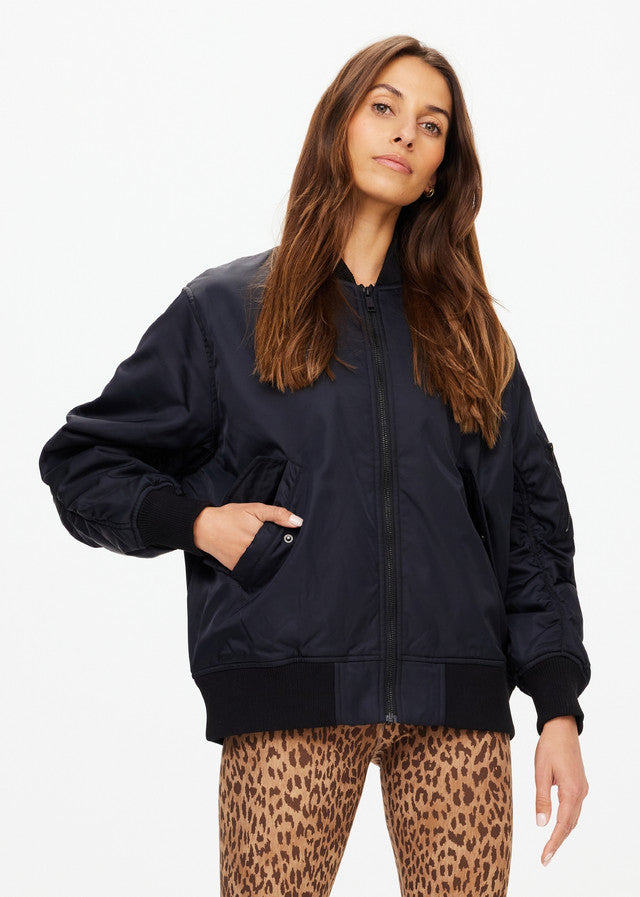 TRIBUTE BOMBER JACKET BLACK