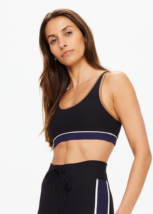 REVOLVER JADE RACERBACK BRA BLACK