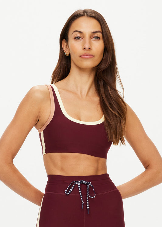 TRAIL HARLEY SCOOP BRA BORDEAUX