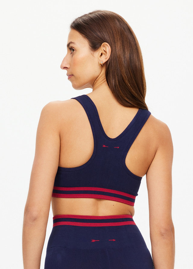 COTTON SEAMLESS JADE BRA NAVY