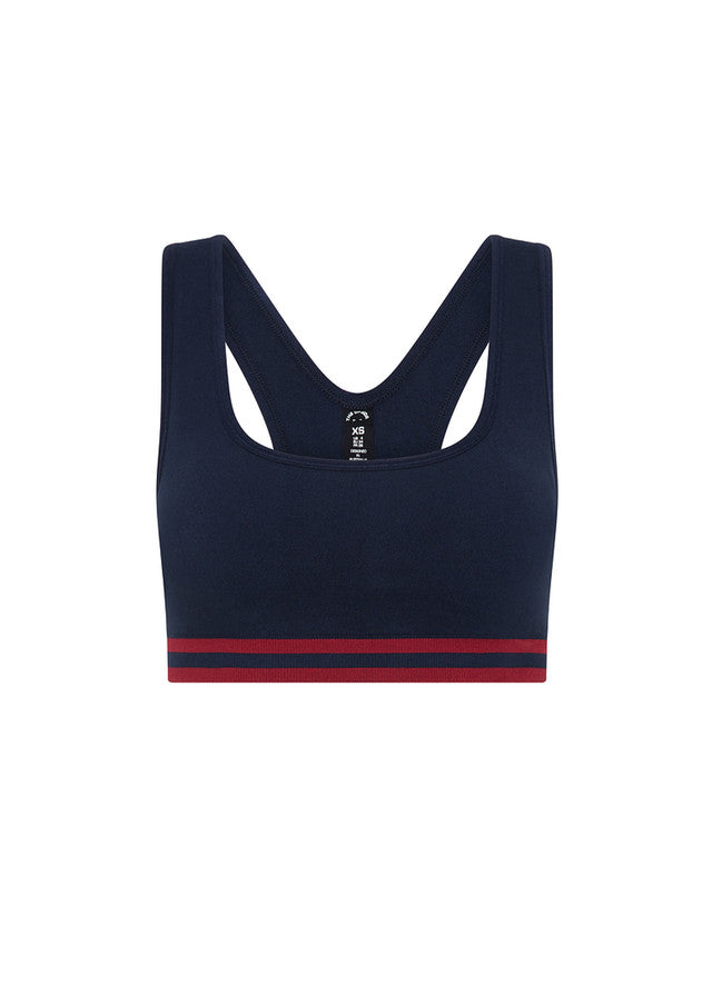 COTTON SEAMLESS JADE BRA NAVY