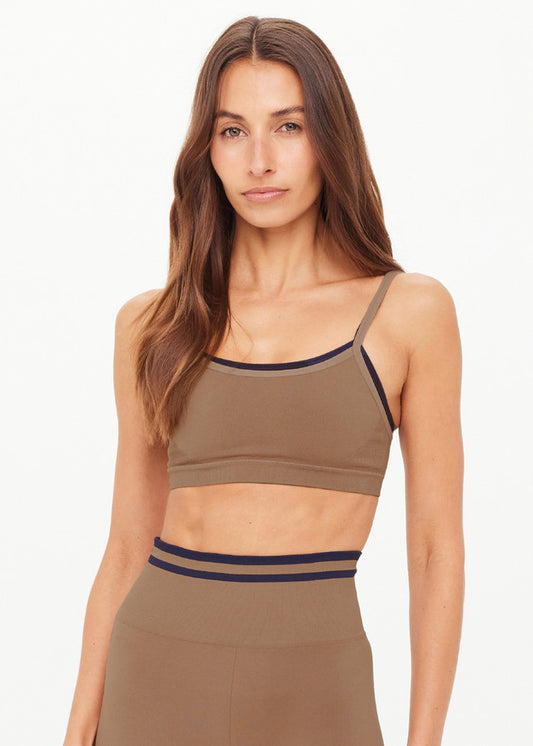 FORM SEAMLESS KELSEY BRA BROWN MOCHA