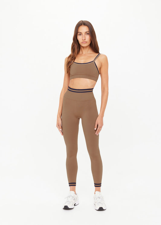 FORM SEAMLESS 25IN MIDI PANT BROWN MOCHA