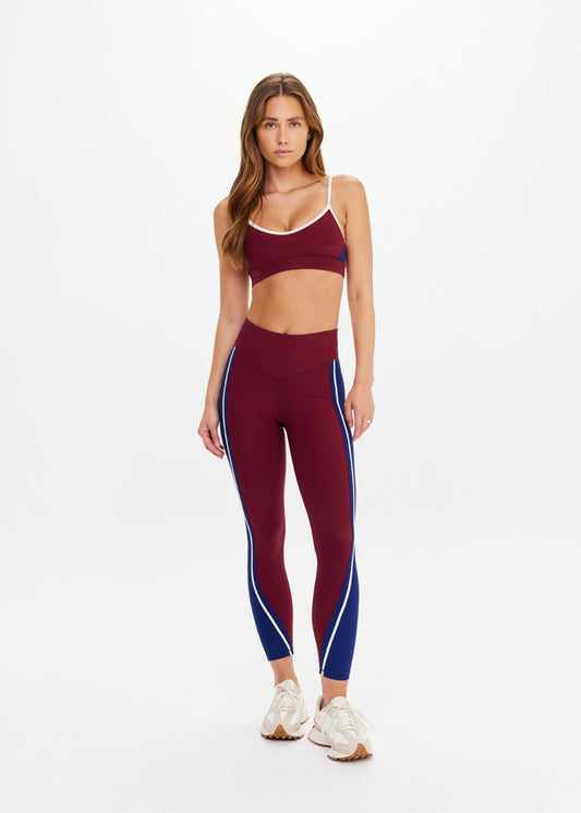 ADESA 25IN HIGH MIDI PANT MAROON