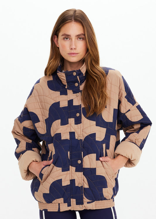 MIRAGE CARMEN QUILTED JACKET MULTI