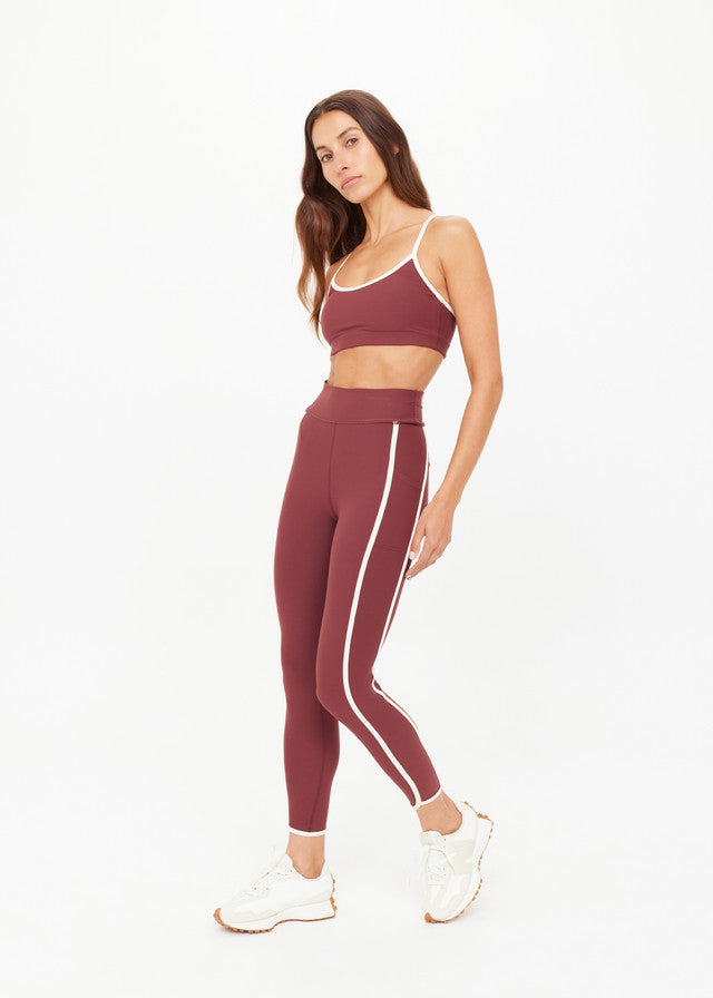 SAMARA 25IN MIDI PANT RED