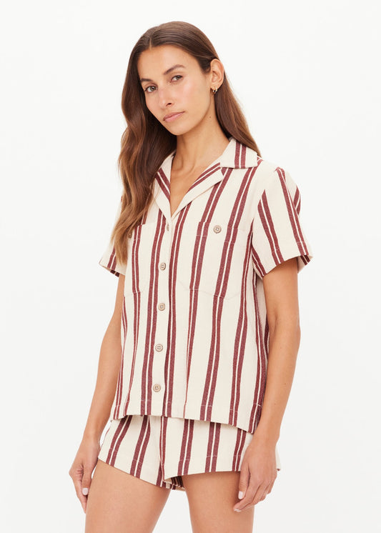 BAJA KATIA COLLARE SHIRT STRIPE