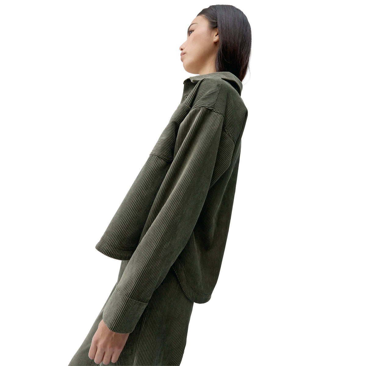 Shirt Zinnia Kaki Leaft