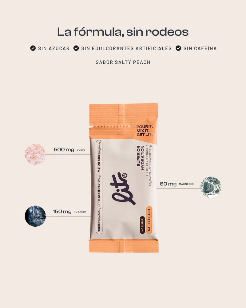 LIT Daily Hydration - Salty Peach