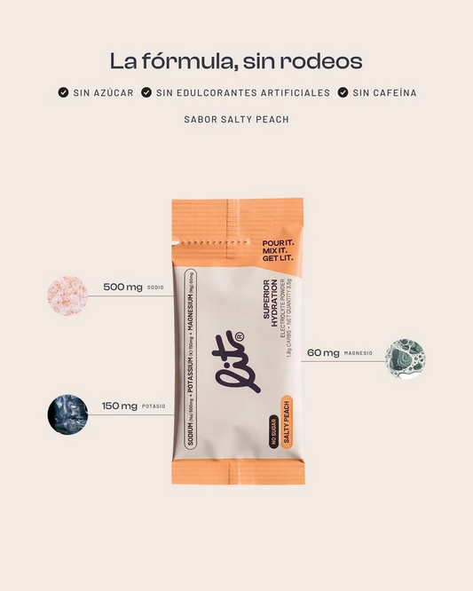 LIT Electrolyte Powder (Unidad) - Salty Peach