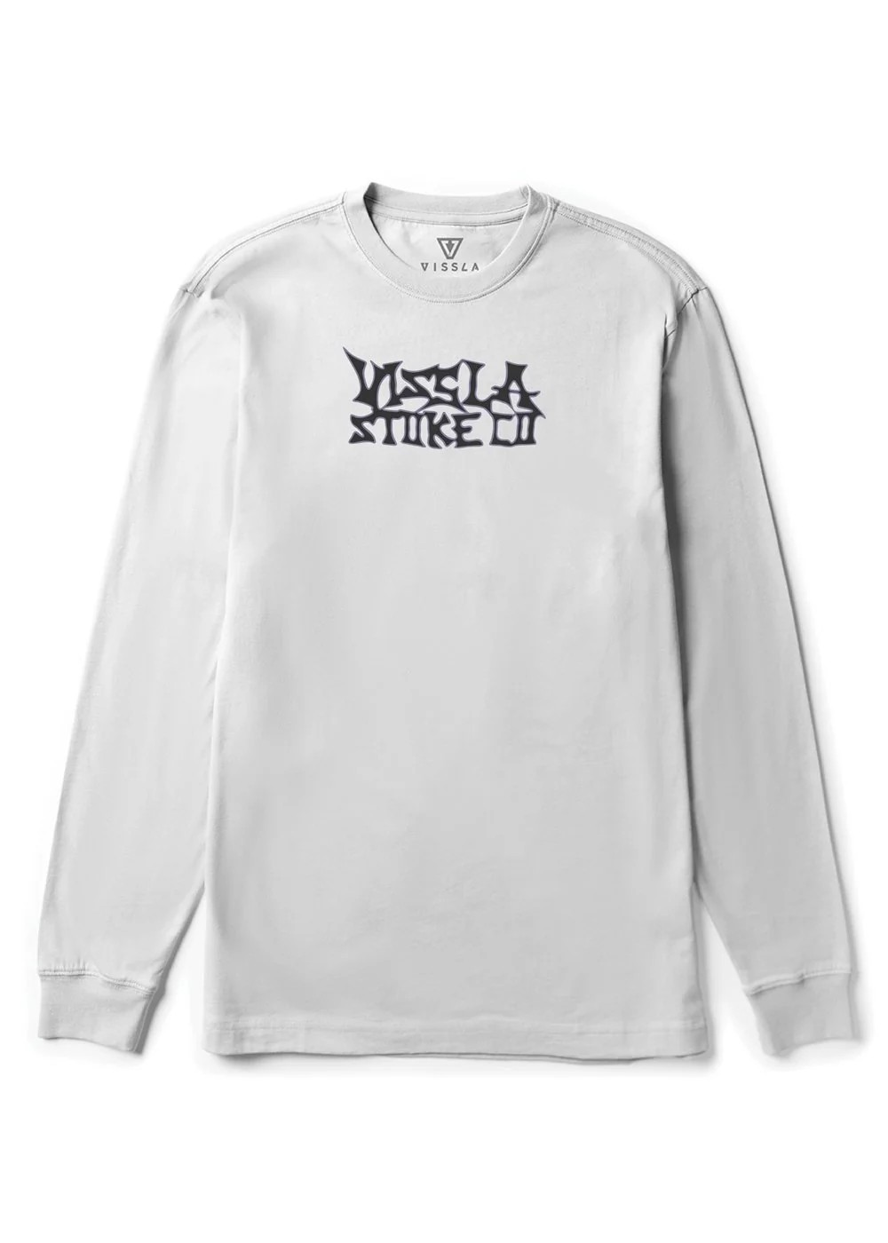 Centered Organic LS Tee-WHT