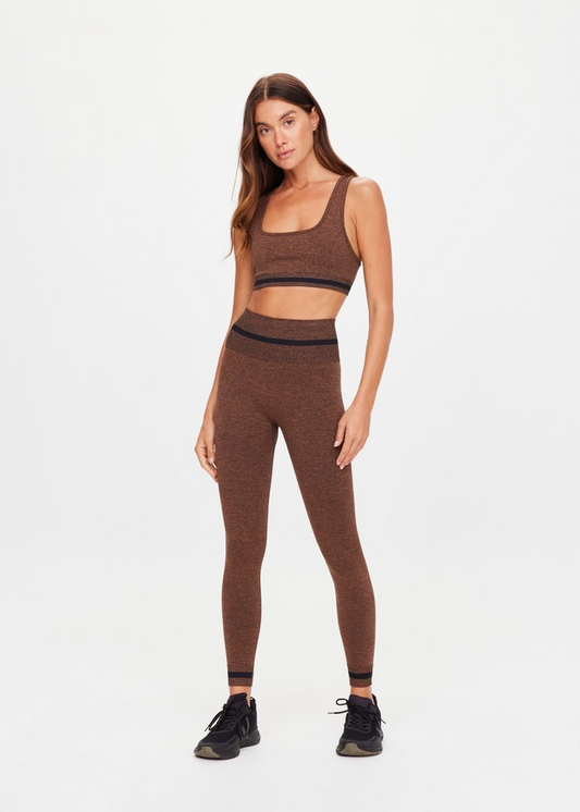 MARLE SEAMLESS 25IN MIDI PANT COCOA