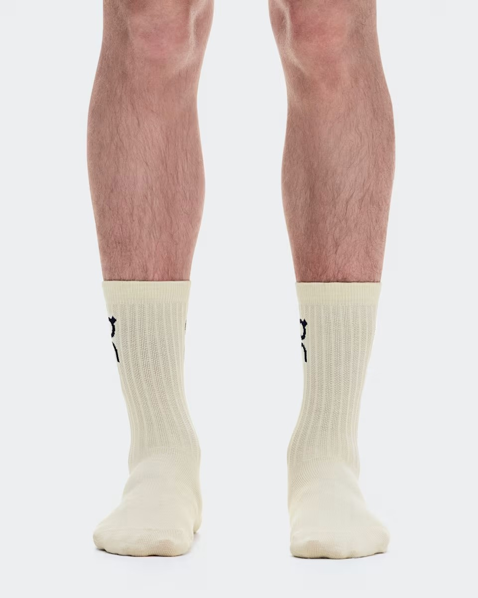 Logo Sock High 3P Unisex Hare | Brume