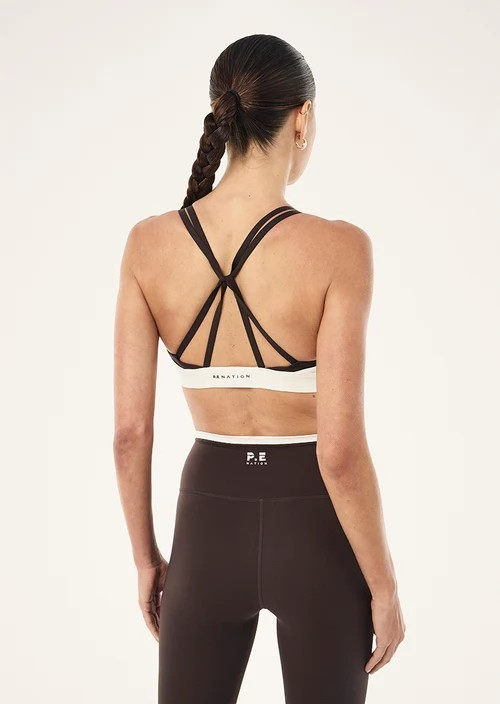 ACTIVATE SPORTS BRA COFFEE