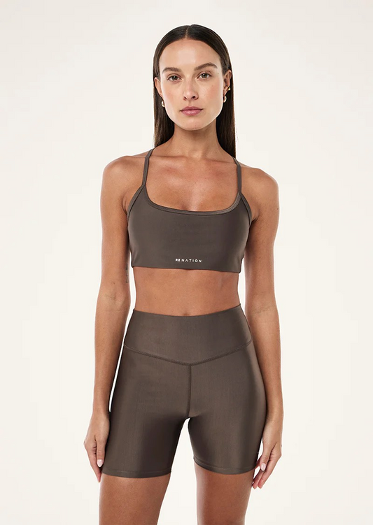 FAIRMONT SPORTS BRA MAJOR BROWN