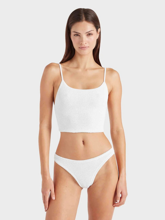 Strap Bikini Crinkle White