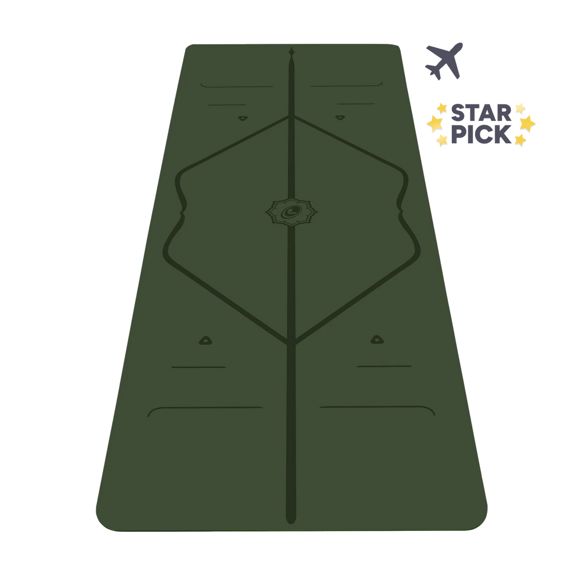 Liforme Travel Mat Deep Forest Green