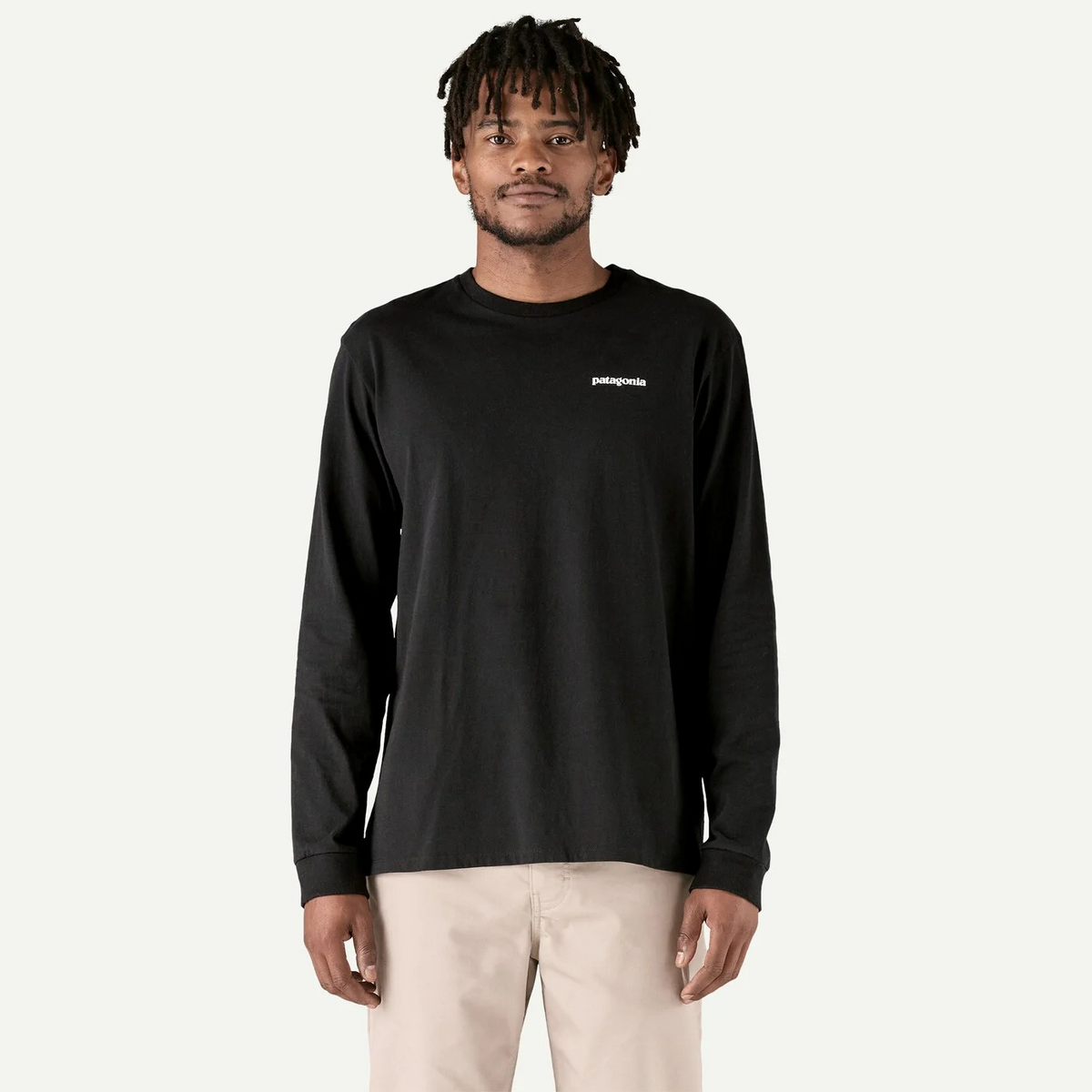 M's L/S P-6 Logo Responsibili-Tee Black