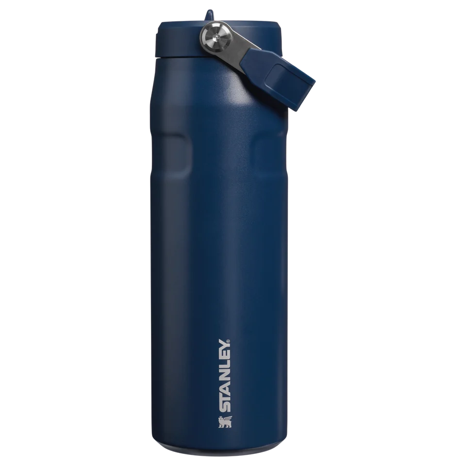 The IceFlow Aerolight Bottle Flip Straw Dark Navy 0.71L