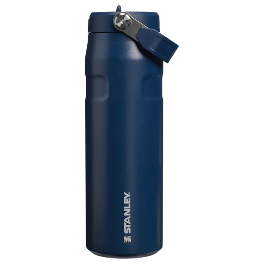 The IceFlow Aerolight Bottle Flip Straw Dark Navy 0.71L
