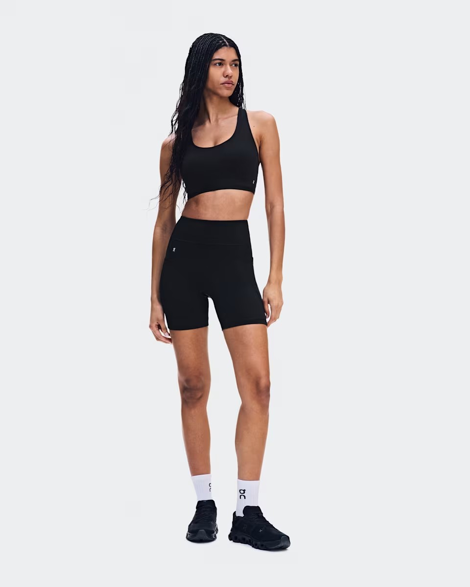 Train Tights Short 6" Women Black