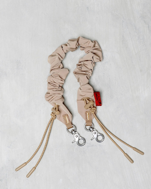 Bungee Strap Beige Tech Sateen